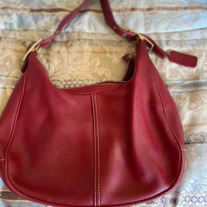 Vintage COACH Red Leather Purse